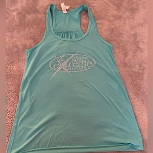 Cheer Extreme teal tank top, Size S